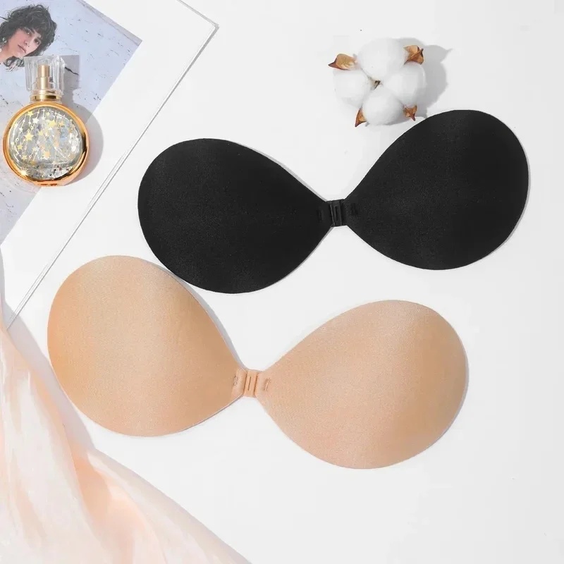 Strapless Bra Adhesive - 1/2/4 Stück Sujetador Damen-BH, unsichtbarer Push-Up-BH,