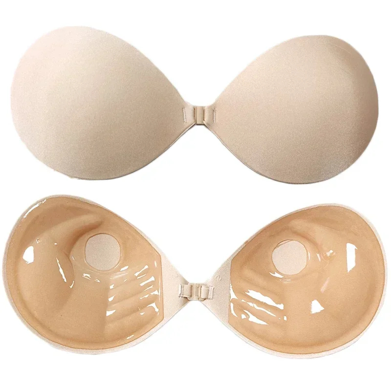 Push Up Bra Silicone - 1/2 Stück unsichtbarer Push-up-BH für Damen,