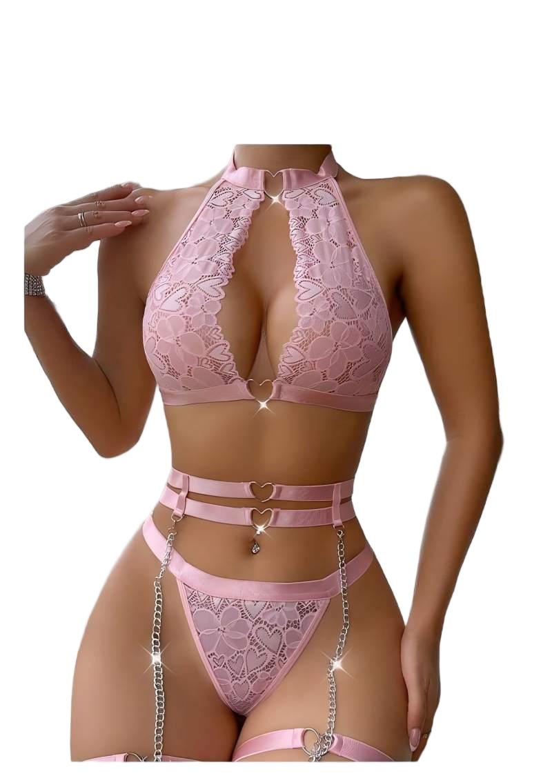 Sexy Dessous-Set mit Push-up-E – Plunge Bra Push Up Bewertung und Preis