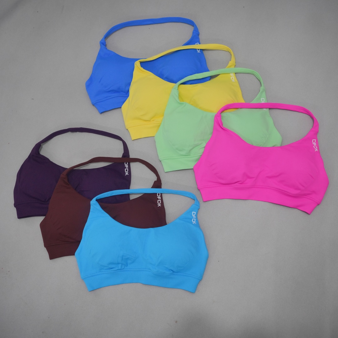 DFDK Damen Nahtloser Sport-BH  – Plunge Bra Push Up Bewertung und Preis