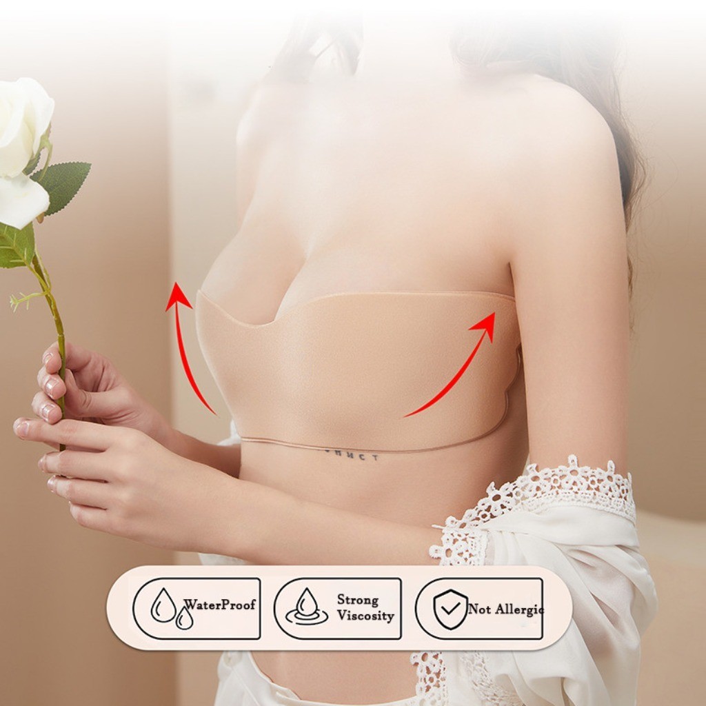 Wiederverwendbares Nippelband, – Push Up Bra Silicone Bewertung und Preis